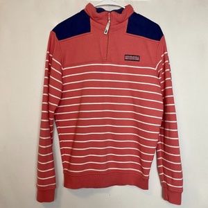 Vineyard Vines Sweatshirt Salmon Stripe Shep Shirt